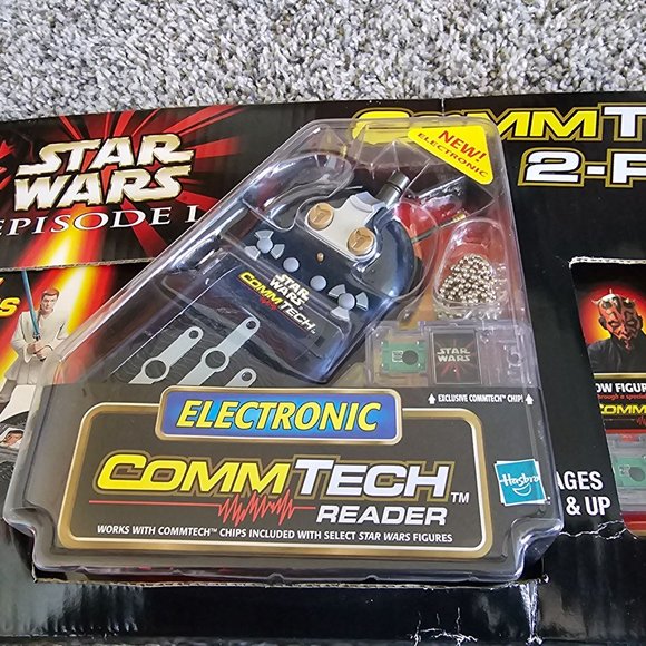 Star Wars Episode I CommTech 2-Pack Reader and Darth Maul Hasbro 1999 - Picture 3 of 8